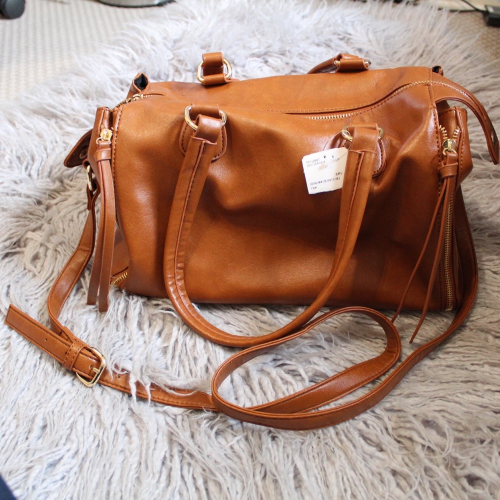 ❗️🆕❗️NWT Forever 21 Brown Satchel Bag